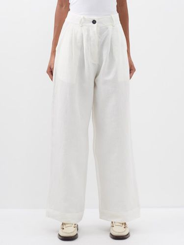 Pantalon ample en lin plissé Mara - Cawley Studio - Modalova