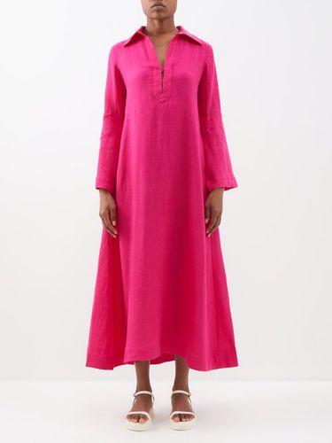 Robe-chemise en lin à col Veronica - Three Graces London - Modalova