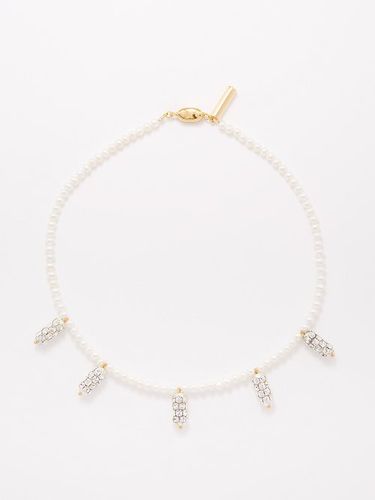 Collier ras de cou à perles et pendentif cristal - Timeless Pearly - Modalova