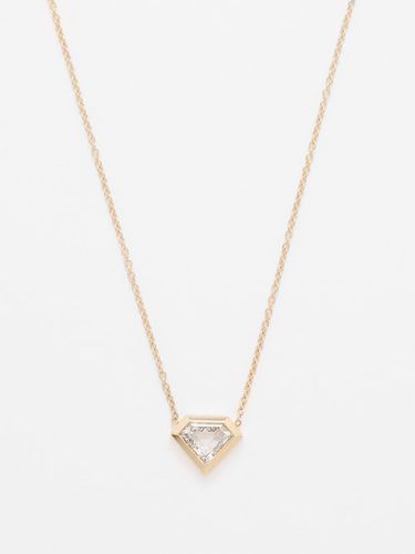 Collier en or 14 carats et diamants Shield - Zoë Chicco - Modalova