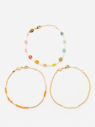 Ensemble de trois bracelets à perles Flower Power - Anni Lu - Modalova
