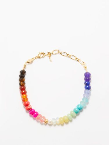 Bracelet en plaqué or 18 carats à perles Iris - Anni Lu - Modalova