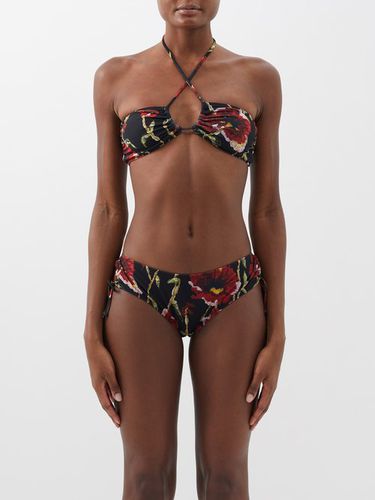 Haut de bikini dos-nus à imprimé floral Jason - Norma Kamali - Modalova