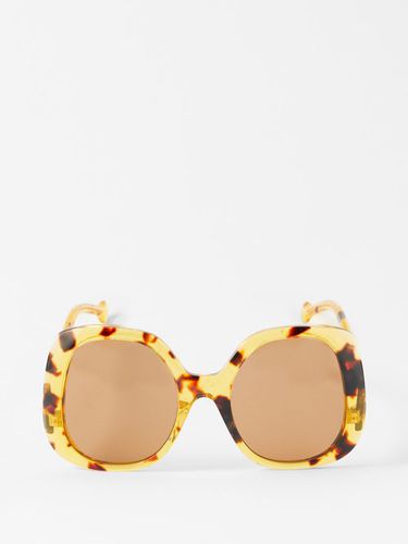 Lunettes de soleil papillon oversize en acétate - Gucci Eyewear - Modalova
