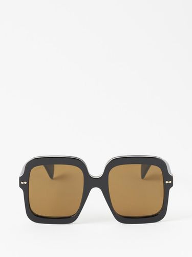 Lunettes de soleil carrées oversize en acétate - Gucci Eyewear - Modalova