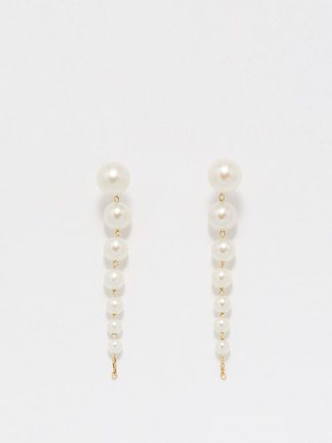 Boucles d'oreilles en or et perles Graduate Drop - Mizuki - Modalova