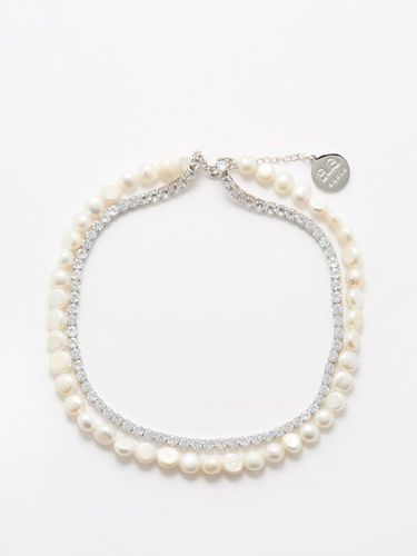 Collier ras de cou à perles et cristaux Alexis - By Alona - Modalova