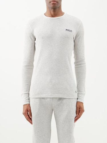 Haut de pyjama en jersey gaufré à broderie logo - Polo Ralph Lauren - Modalova