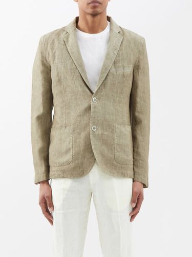 Lino - Veste de costume en lin à poche plaquée - 120 Lino - Modalova