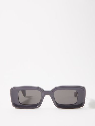 Lunettes de soleil rectangulaires en acétate - LOEWE Eyewear - Modalova