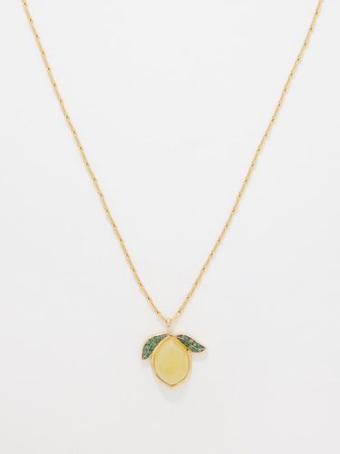 Collier en or 18 carats, opale et émeraude Lemon - Brent Neale - Modalova