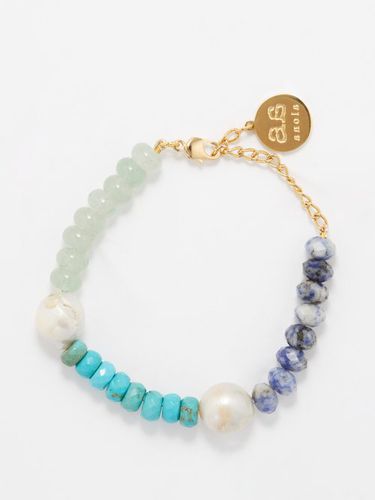 Bracelet en plaqué or 18 carats à perles Adriana - By Alona - Modalova