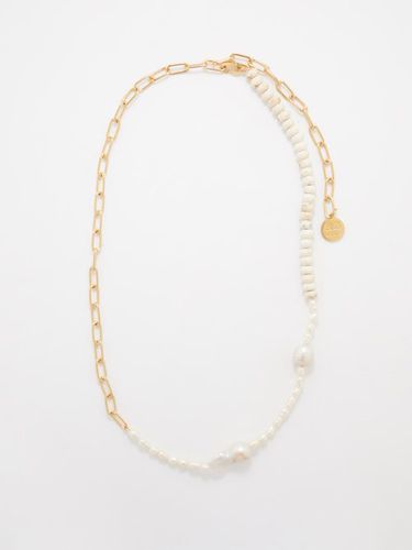 Collier en plaqué or 18 carats et perles Caspian - By Alona - Modalova