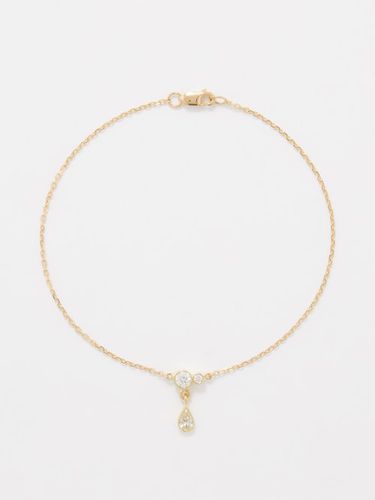 Bracelet en or 18 carats et diamants Pear Serif - KATKIM - Modalova