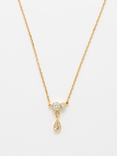 Collier en or 18 carats et diamants Pear Serif - KATKIM - Modalova