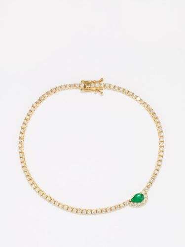 Bracelet en or, émeraude et diamants Trace - KATKIM - Modalova