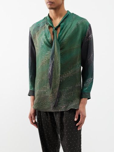 Chemise à foulard en soie teinte Rambert - Delos - Modalova