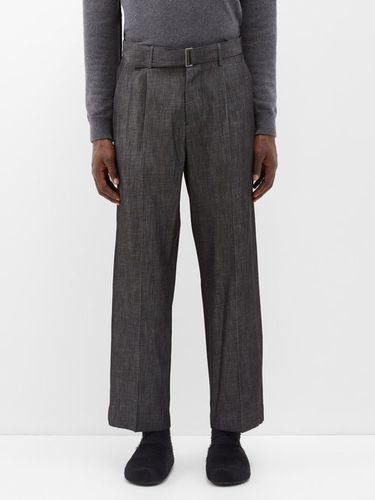 Pantalon en denim de coton plissé - LE17SEPTEMBRE Homme - Modalova