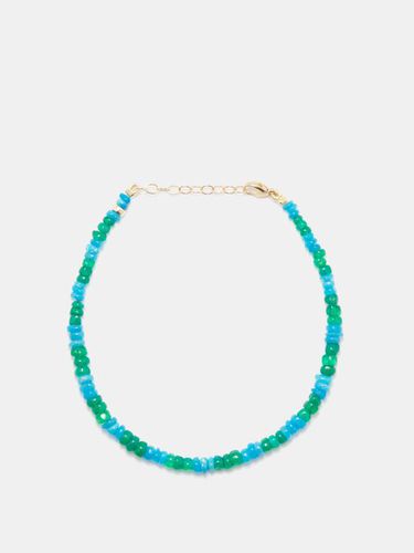 Bracelet en or 14 carats et opale Marine Stripe - Jia Jia - Modalova