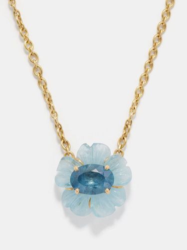 Collier en or 18 carats et saphirs Tropical Flower - Irene Neuwirth - Modalova