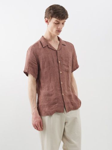 Chemise en lin à poche plaquée Havana - Oliver Spencer - Modalova