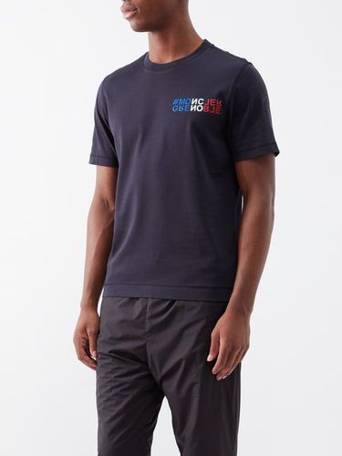 T-shirt en jersey de coton à imprimé logo - Moncler Grenoble - Modalova
