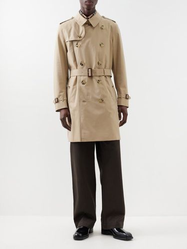 Trench-coat en gabardine Kensington - Burberry - Modalova