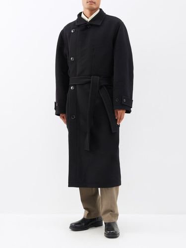 Manteau oversize en laine à ceinture - Lemaire - Modalova