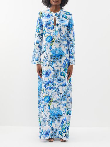 Robe longue en soie à imprimé floral Collins - Mary Katrantzou - Modalova