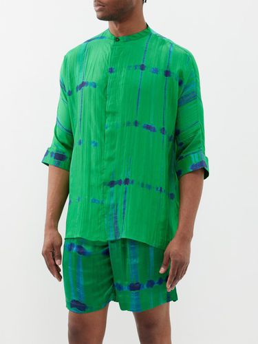 Chemise en soie à teinture shibori Marius - Delos - Modalova