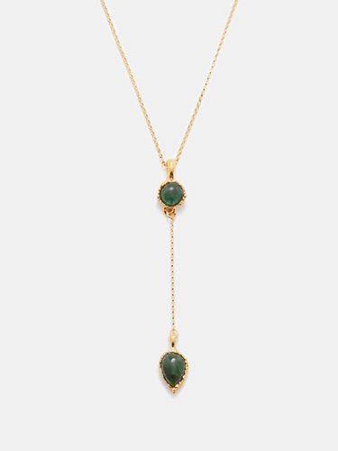 Collier en plaqué or 24 carats Emerald Centre - Alighieri - Modalova