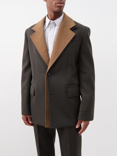 Veste de costume en laine à double-épaisseur - Bottega Veneta - Modalova