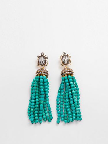 Boucles d'oreilles en turquoise Serdarino Gocek - Begüm Khan - Modalova