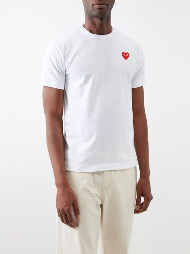 T-shirt en jersey de coton Red Heart - COMME DES GARÇONS PLAY - Modalova