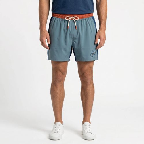 Short de bain tricolore /bleu/orange - BLACKS LEGEND - Modalova