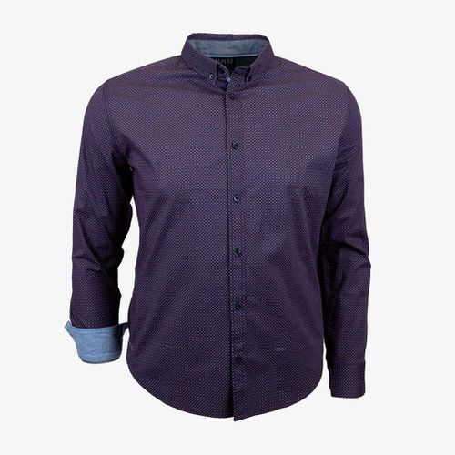 Chemise ml bleu marine fantaisie - BLACKS LEGEND - Modalova