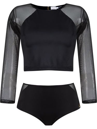 Cropped top and hot pants set - Brigitte - Modalova