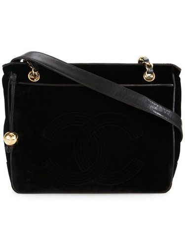 Sac porté épaule en velours - CHANEL Pre-Owned - Modalova