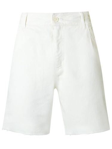 Amir Slama raw edges shorts - Blanc - Amir Slama - Modalova