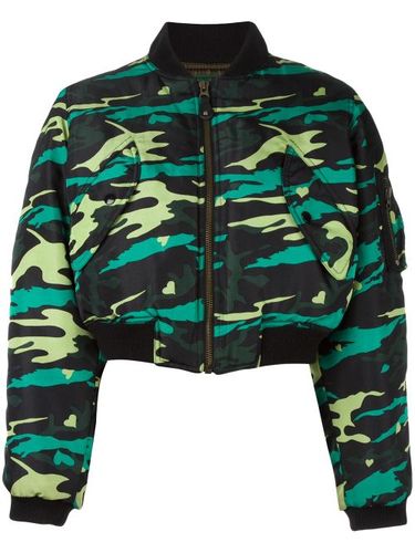 Veste bomber à motif camouflage - Jean Paul Gaultier Pre-Owned - Modalova