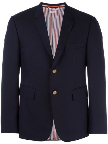 Thom Browne blazer classique - Bleu - Thom Browne - Modalova