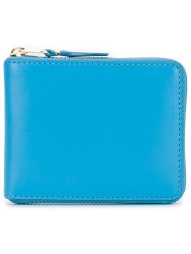 Blue Leather Wallet - Comme Des Garçons Wallet - Modalova