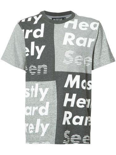 T-shirt à design patcwhork - Mostly Heard Rarely Seen - Modalova