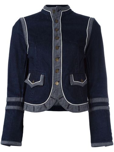 Veste en jean cintrée - Jean Paul Gaultier Pre-Owned - Modalova