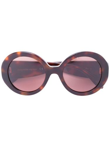 Lunettes de soleil à monture ronde - Alexander McQueen Eyewear - Modalova