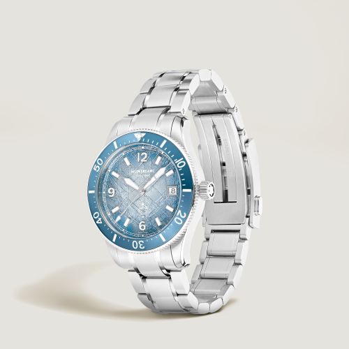 Iced Sea Automatic Date 0 Oxygen - Acier - Aluminium - MB134022 - Montre - MONTBLANC - Modalova