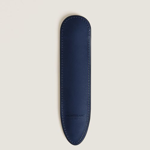 Étui Fin pour 1 Instrument d'Écriture en Cuir Meisterstück - Cuir - MB221440 - Trousses Pour Stylos - MONTBLANC - Modalova