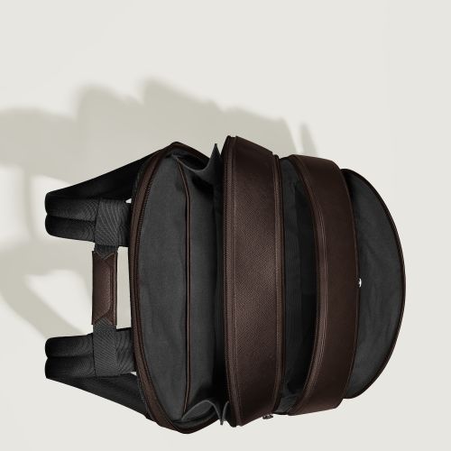 Sac à Dos Grand Modèle avec 3 Compartiments en Cuir Sartorial - Cuir - MB223934 - Sacs À Dos - MONTBLANC - Modalova