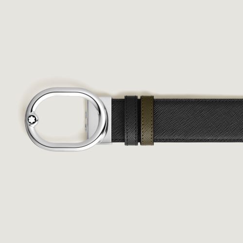 Ceinture Réversible L’Ovale 35 mm en Cuir Sartorial - MB222237 - Ceintures - MONTBLANC - Modalova