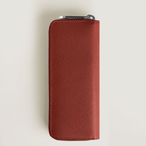 Étui pour 2 Instruments d'Écriture Zippé en Cuir Sartorial - Cuir - MB223093 - Trousses Pour Stylos - MONTBLANC - Modalova